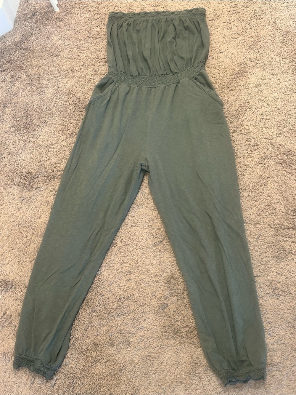 Aerie Strapless Jumpsuit Small